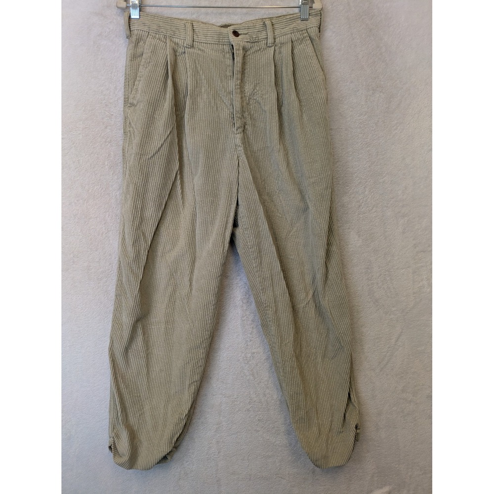 Dockers Corduroy Pants Men's 31x30 Khaki Tan Well Worn Relaxed‎ Fit Vintage